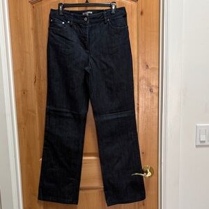 Anne Klein Midnight Wide Leg Jeans